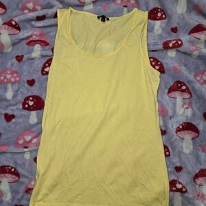 Talbots Yellow Sunny Tank Womens Size Small Sleeveless Top